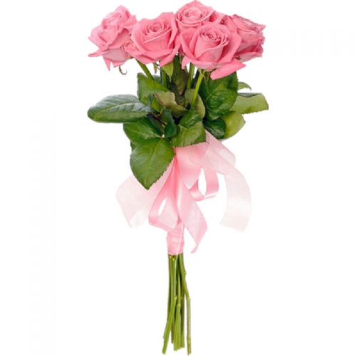 Заказать с доставкой 7 розовых роз по Венёву